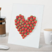 Strawberry Heart Sockelschild (In Situ)
