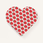 Strawberry Hearts Berry Sweet Pink Notizblock (Vorderseite)
