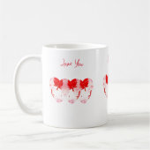 Strawberry Hearts Kaffeetasse (Links)