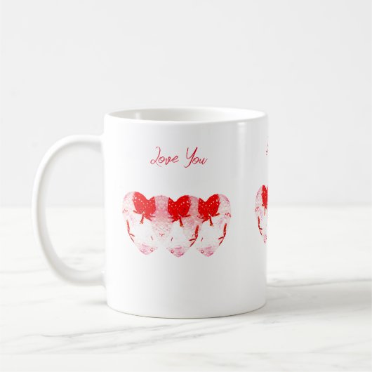 Strawberry Hearts Kaffeetasse (Links)