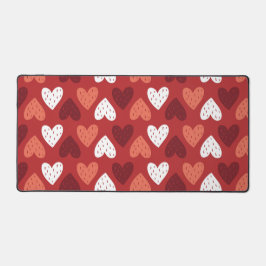 Strawberry Hearts Schreibtischunterlage