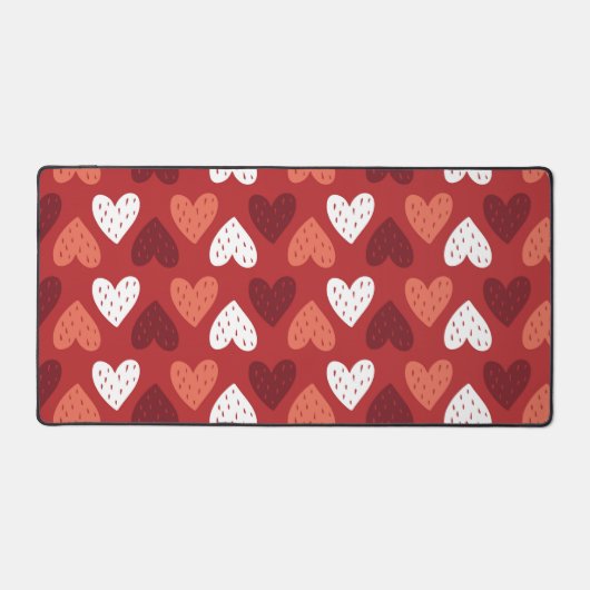 Strawberry Hearts Schreibtischunterlage (Vorderseite)
