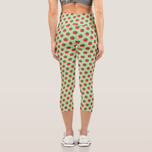 Strawberry High Waisted Capris (Rückseite)