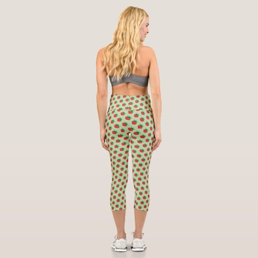 Strawberry High Waisted Capris (Rückseite)