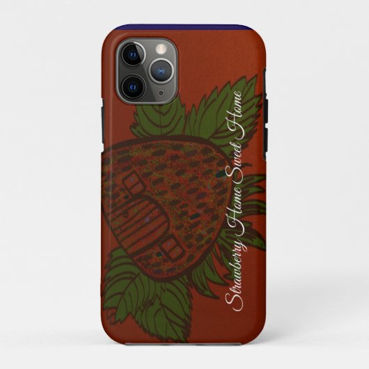 Strawberry Home Sweet Home Case-Mate iPhone Hülle (Rückseite)