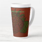 Strawberry Home Sweet Home Large Mug Milchtasse (Rechte Ecke)