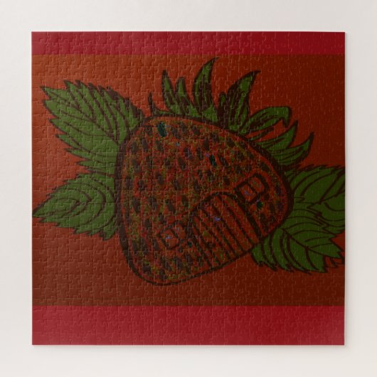 Strawberry Home Sweet Home Puzzle (Vertikal)