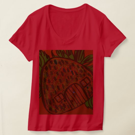 Strawberry Home Sweet Home  T-Shirt (Ablage )