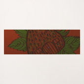 Strawberry Home Sweet Home Yogamatte (Rückseite (Horizontal))