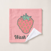 Strawberry Icon Badehandtuch Set (Waschlappen)