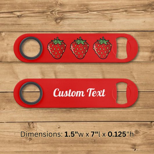 Strawberry Icon Bar Key