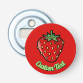 Strawberry Icon Bottle Opener Flaschenöffner (Vorderseite)