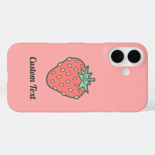 Strawberry Icon Case-Mate iPhone Hülle (Rückseite (Horizontal))