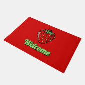 Strawberry Icon Doormat Fußmatte (Schrägansicht)