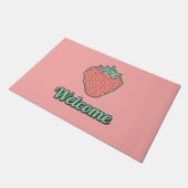 Strawberry Icon Doormat Fußmatte (Schrägansicht)
