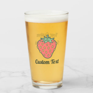 Strawberry Icon Glas