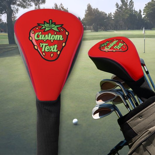 Strawberry Icon Golf Head Cover Golf Headcover