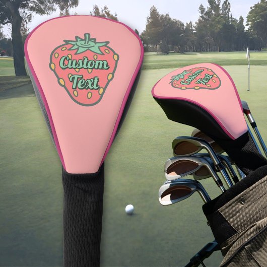 Strawberry Icon Golf Head Cover Headcover
