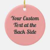 Strawberry Icon Keramik Ornament (Hinten)