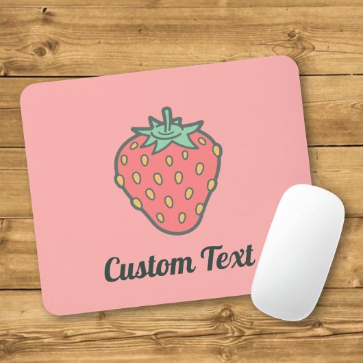 Strawberry Icon Mouse Pad Mousepad