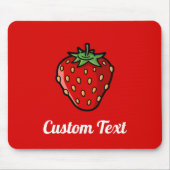 Strawberry Icon Mouse Pad Mousepad (Vorne)