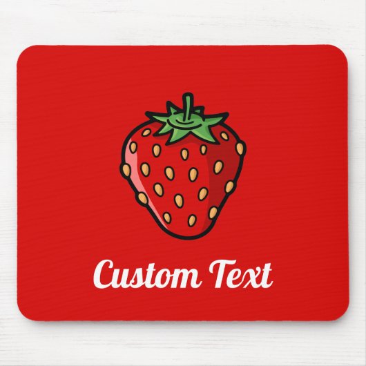 Strawberry Icon Mouse Pad Mousepad (Vorne)