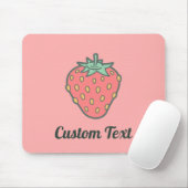 Strawberry Icon Mouse Pad Mousepad (Mit Mouse)