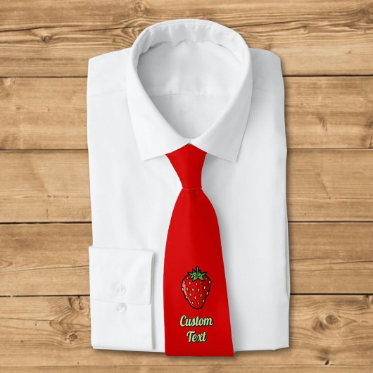 Strawberry Icon Neck Tie Krawatte