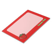 Strawberry Icon Notepad Notizblock (angewinkelt)