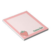 Strawberry Icon Notepad Notizblock (angewinkelt)