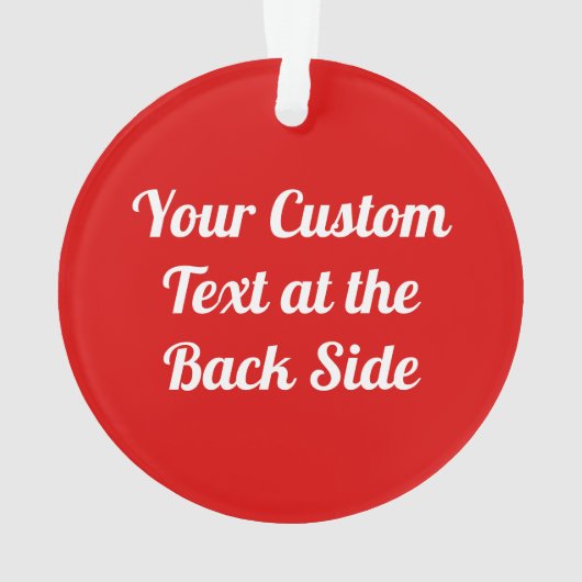 Strawberry Icon Ornament (Rückseite)