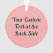 Strawberry Icon Ornament (Rückseite)