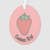 Strawberry Icon Ornament (Vorderseite)