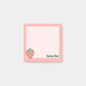 Strawberry Icon Postit Notes Post-it Klebezettel (Vorderseite)