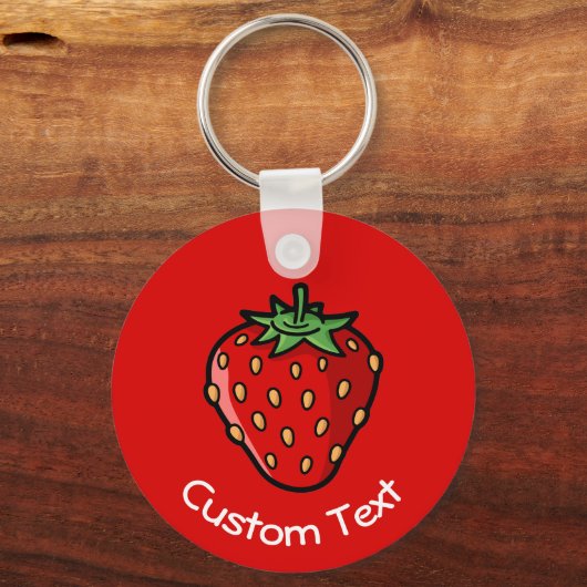 Strawberry Icon Schlüsselanhänger (Vorderseite)
