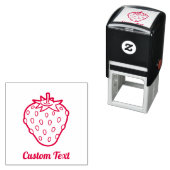 Strawberry Icon Selbstfärbende Briefmarke Permastempel (Beispiel)