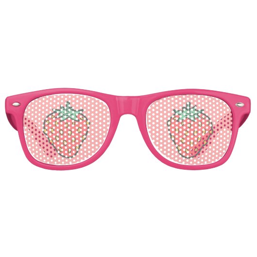 Strawberry Icon Sonnenbrille (Vorderseite)
