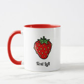 Strawberry Icon-Tasse Tasse (Links)