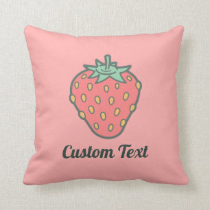 Strawberry Icon Throw Kissen