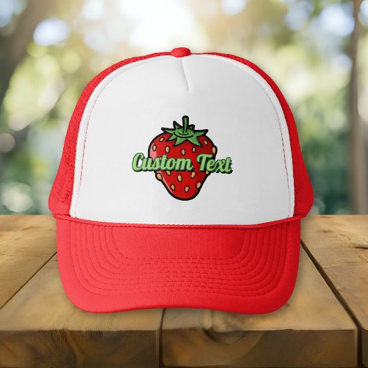 Strawberry Icon Trucker Hat Truckerkappe