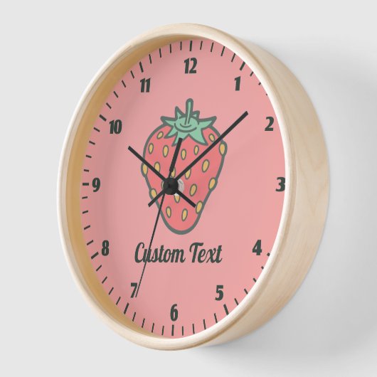 Strawberry Icon Uhr (Winkel)