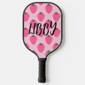 STRAWBERRY INDIVIDUELLE NAME PICKLEBALL PADDLES (Rückseite)