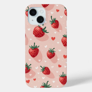 Strawberry iPhone 15 Fall Case-Mate iPhone Hülle