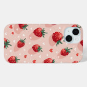 Strawberry iPhone 15 Fall Case-Mate iPhone Hülle (Rückseite (Horizontal))