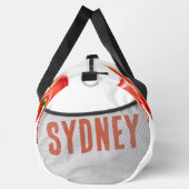 Strawberry Jam & Blume Sommer Individuelle Name Duffle Bag (Rechts)