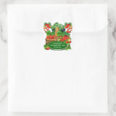 Strawberry Jam Custom Text Quadratischer Aufkleber (Tasche)