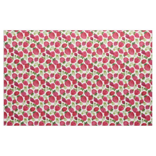 STRAWBERRY JAM Fruit Pattern Stoff (Yard (91,4 cm))