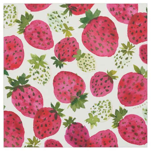 STRAWBERRY JAM Fruit Pattern Stoff (Muster)