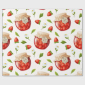 Strawberry Jam Geschenkpapier (Flach)