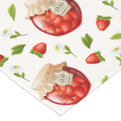 Strawberry Jam Großer Tischläufer (Ecke)